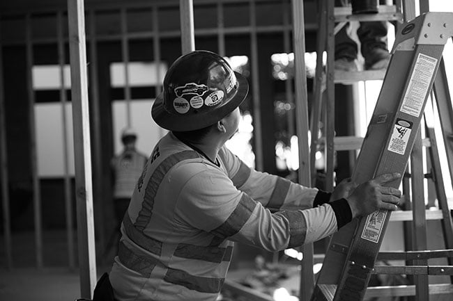 Construction services Black & White