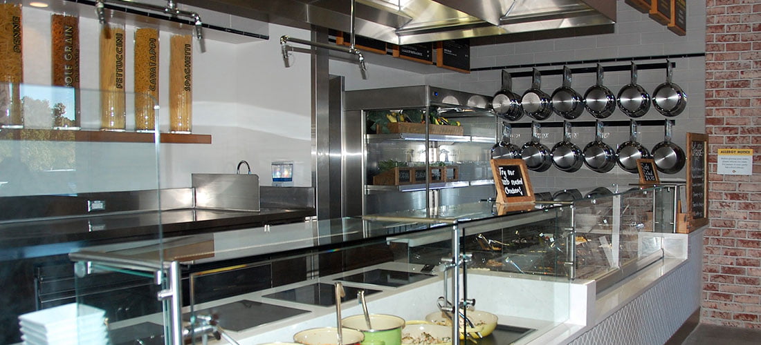 Spoleto Restaurant- kitchen service area